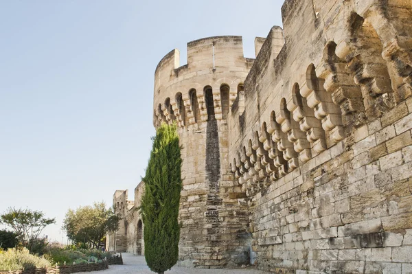 I og rundt Avignons murer – stockfoto