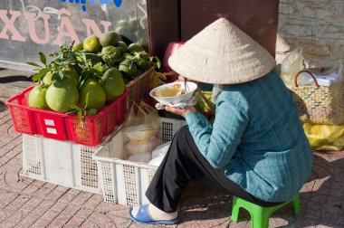 Near Ben Thanh Market clipart