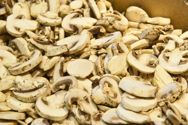 stock image Sliced White Mushrooms