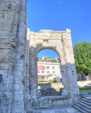 Gate at Cybeles Archaeological Garden clipart