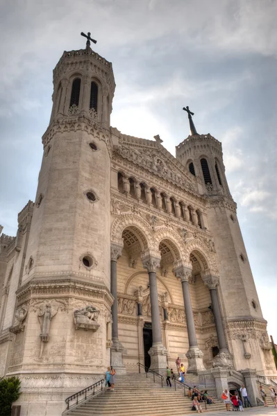 Basilica ของ Notre-Dame de Fourvière — ภาพถ่ายสต็อก