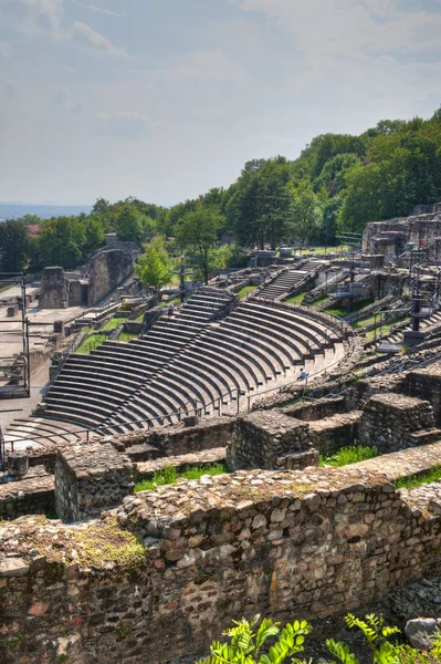stock image Amphitheater of the Three Gauls