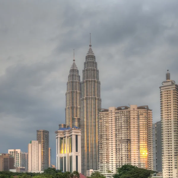 Centro de la ciudad de Kuala Lumpur — Foto de Stock