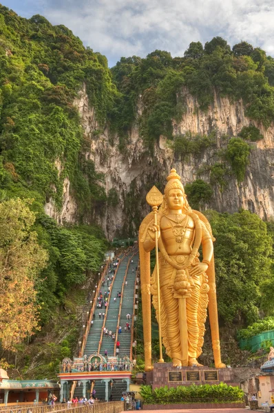 Estatua de Lord Murugan en las Cuevas de Batu —  Fotos de Stock