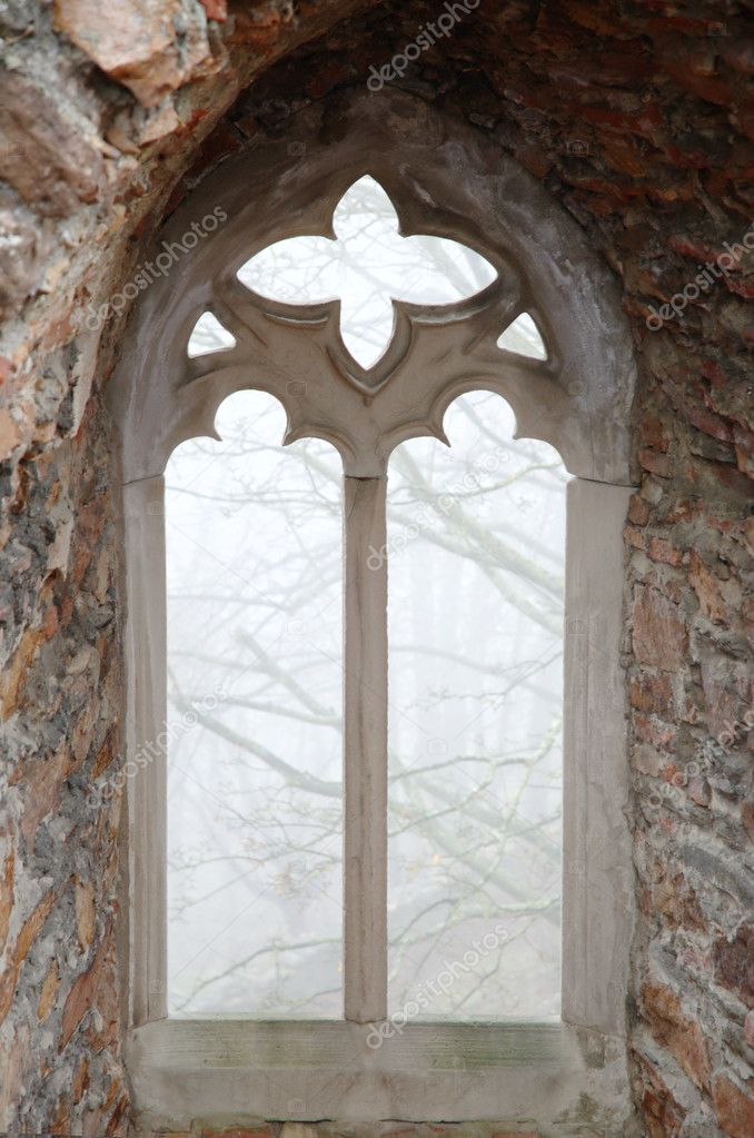 Window Of Medieval Castle