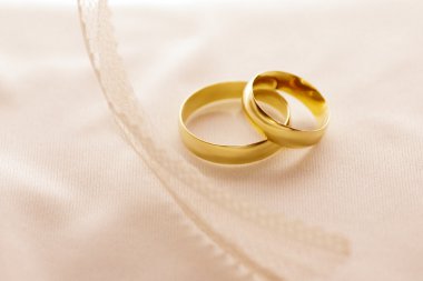 Wedding rings clipart