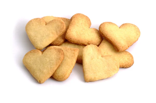 stock image Heart-shaped biscuits