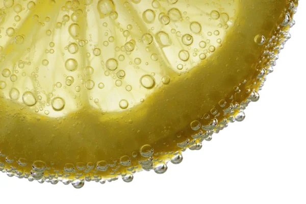 stock image Lemon in mineral water