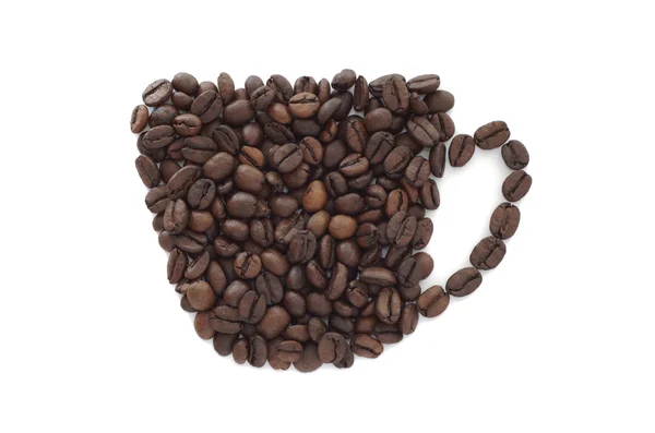 Kopp kaffe (isolerad) — Stockfoto