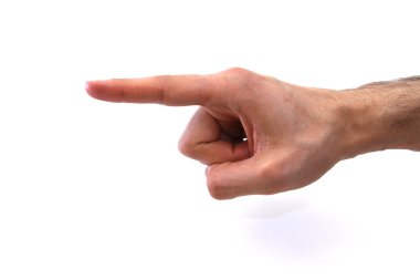 Index Finger Pointing to the Left clipart