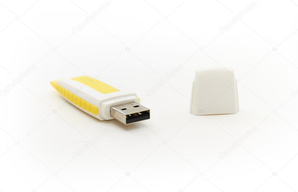 Yellow USB Drive