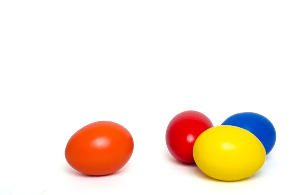 Multi colored easter eggs — Stock Photo, Image