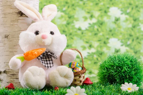 Easter bunny in a forest. — Stock Photo, Image