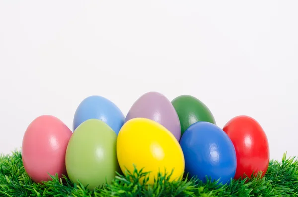 Bunch of easter eggs — Stock Photo, Image
