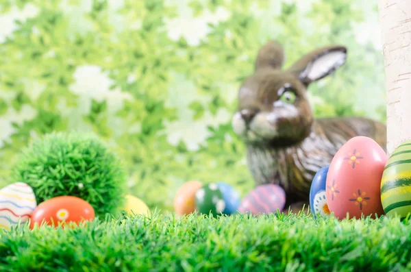 Skryté velikonoční vejce scéna — Stock fotografie