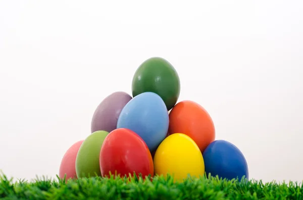 Piramide delle uova di Pasqua Foto Stock