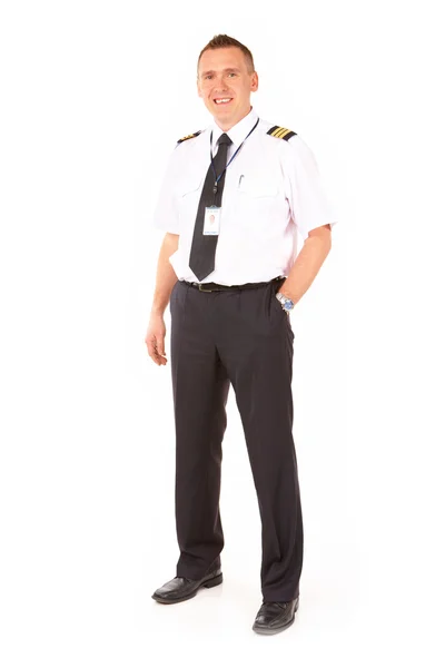 Pilot aerolinií — Stock fotografie