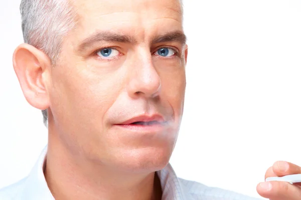 Stock image Portrait of smoking man