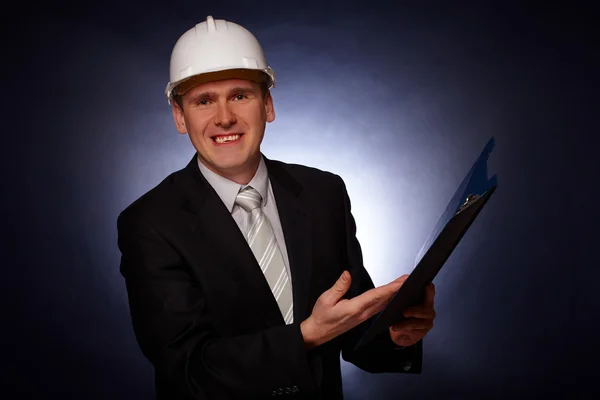 Smiling architect — Stock Photo, Image