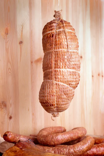 Cold smoked ham — Stock Photo, Image