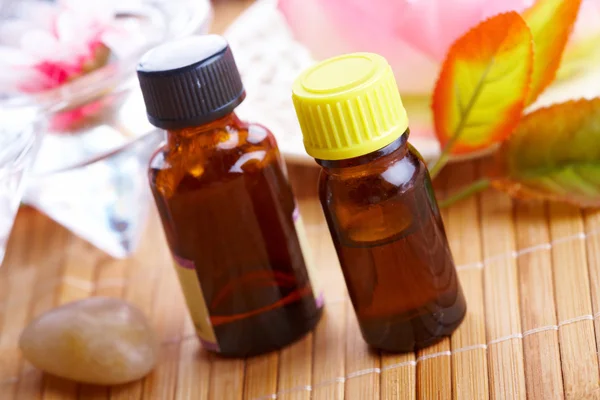 Aromaterapie v lahvích — Stock fotografie
