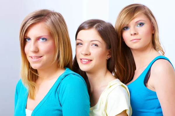 Drie meisjes vriendschap — Stockfoto