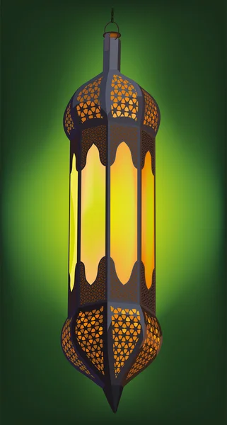 Ilustração da lanterna árabe tradicional — Vetor de Stock