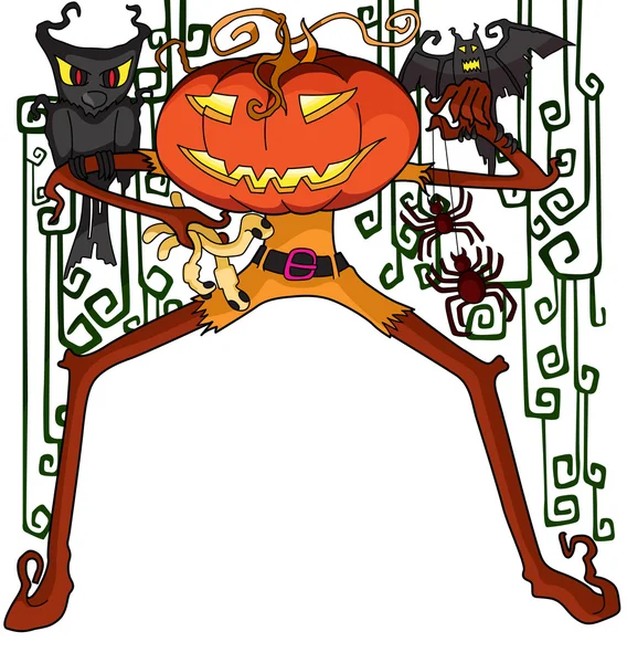 Halloween tököt vektoros illusztráció — Stock Vector