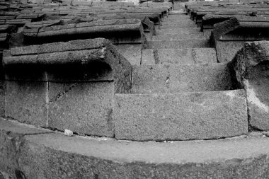 siyah & beyaz - in roman amphitheater görünümü kadar um Birol, jordan kapatın