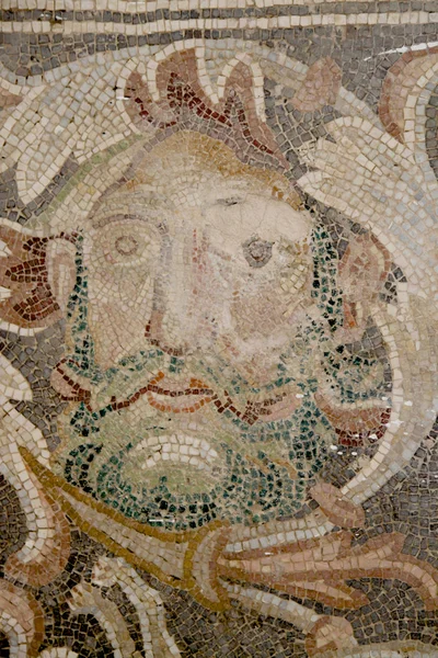 stock image Interesting Roman Mosaic of a face of a man