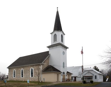 Small country church clipart