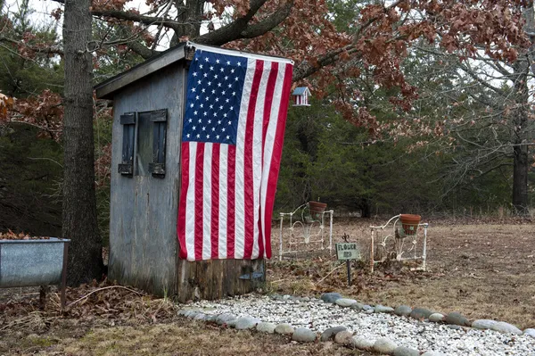 Americký latrína — Stock fotografie