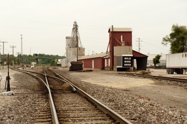 Country Train Stop clipart