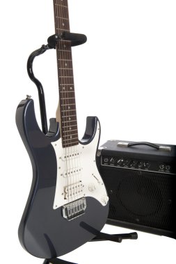 elektro gitar ve amfi