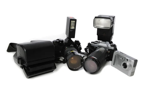 Variedade de câmeras — Fotografia de Stock