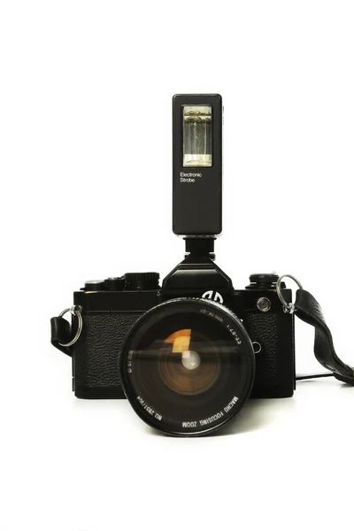 Vintage 35mm slr fotoğraf makinesi — Stok fotoğraf