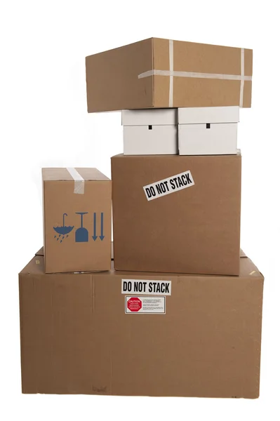 Není stoh krabic — Stock fotografie