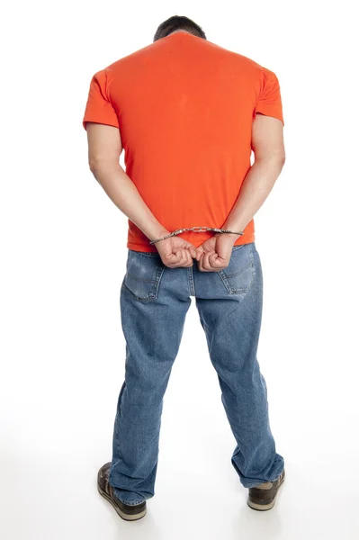 Criminal in handcuffs — Stock Photo, Image