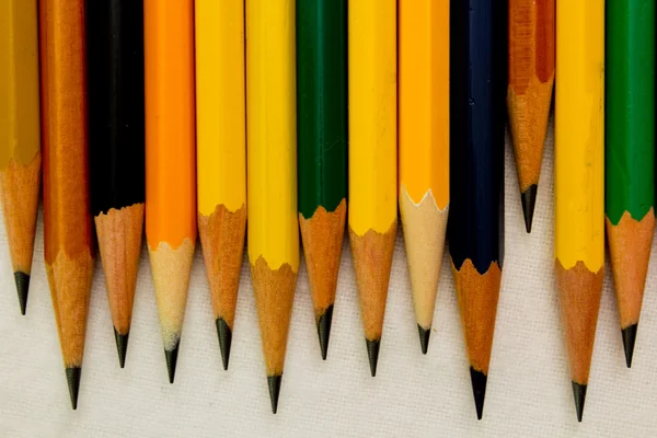 Farben der Bleistifte — Stockfoto