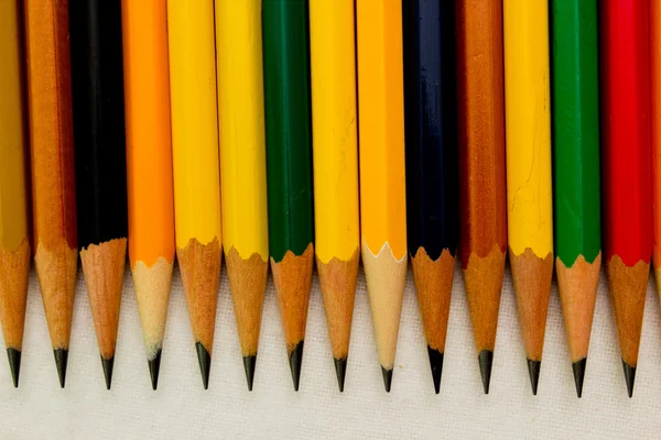 Färger av blyertspennor — Stockfoto