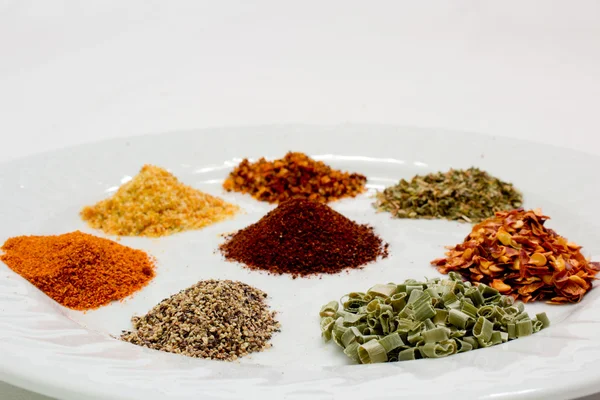 stock image Plate of Spices