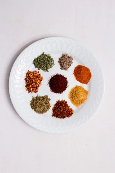 stock image Plate of Spices