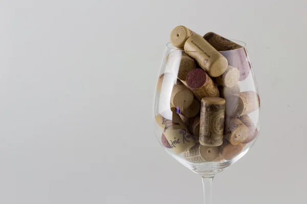 Garrafa de vinho cortiça — Fotografia de Stock
