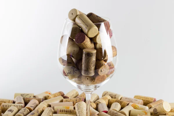 Corchos de botella de vino —  Fotos de Stock