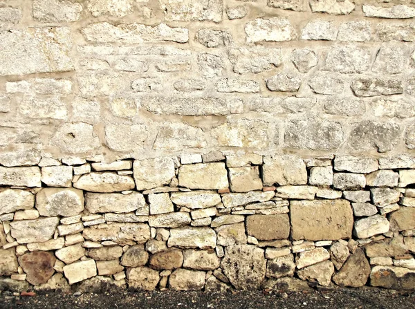 用石头砌的墙的背景 — 图库照片