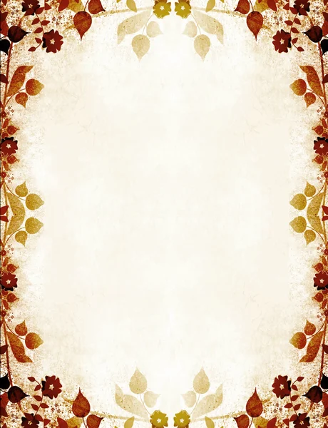 Outono floral vintage fundo — Fotografia de Stock