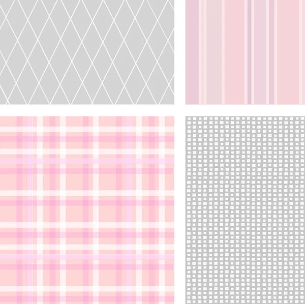 Set of 4 pastel backgrounds — Stock Photo, Image