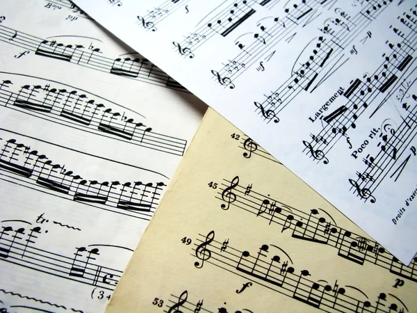Music sheets — Stock Photo, Image