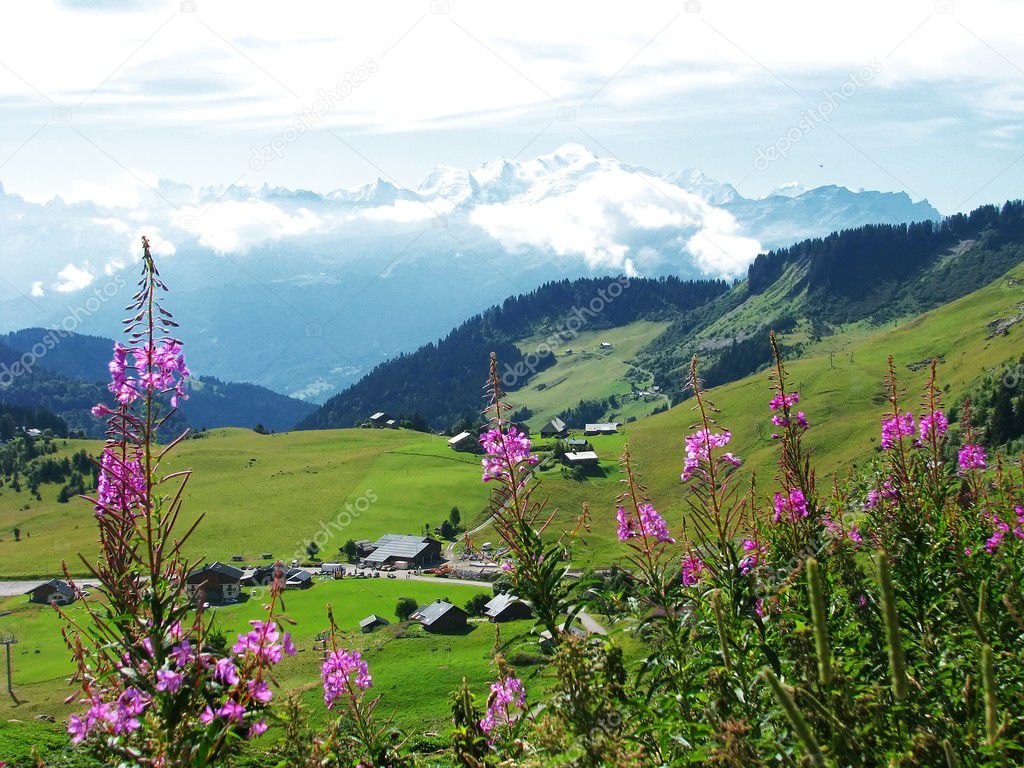 Mont Blanc's village