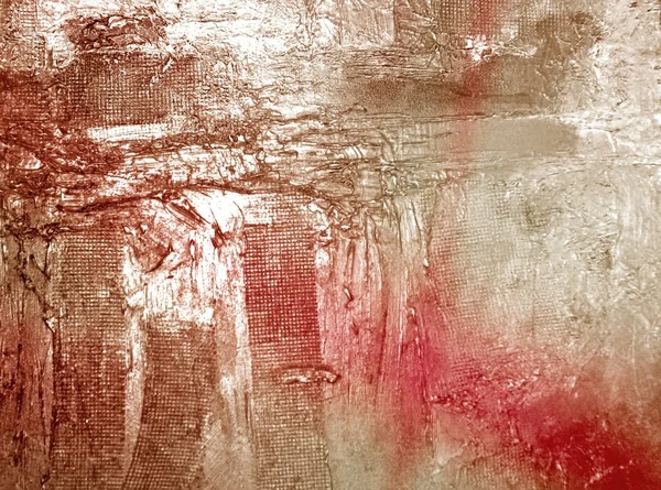 Abstração vermelho e prata — Fotografia de Stock